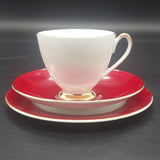 Queen Anne - Maroon and White - Tea for Two