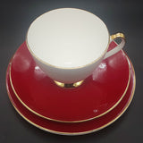 Queen Anne - Maroon and White - Tea for Two