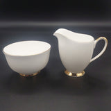 Queen Anne - Maroon and White - Tea for Two