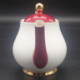 Queen Anne - Maroon and White - Tea for Two