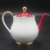 Queen Anne - Maroon and White - Tea for Two