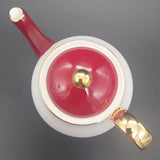 Queen Anne - Maroon and White - Tea for Two