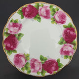 Royal Albert - Old English Rose 4571 - Trio: Malvern Cup, Round Side Plate