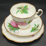 Roslyn - Wheatcroft Roses, No 5 Prelude - Trio with Rosebud Cup Interior