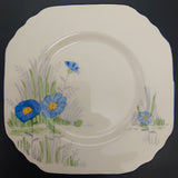 Thomas Forester & Sons - Hand-painted Blue Flowers - Trio