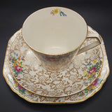 Lord Nelson - Gold Filigree and Colourful Flowers, 2528 - Trio