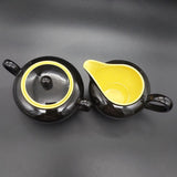 Villeroy & Boch - Biarritz, Yellow and Black - Tea Set with Teapot