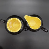 Villeroy & Boch - Biarritz, Yellow and Black - Tea Set with Teapot