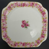 Royal Doulton - Raby Rose - Cake Plate, Square
