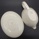 Poole - C95 Red Indian and Magnolia - Gravy Boat and Underplate