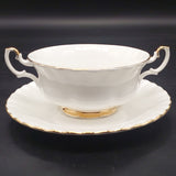 Royal Albert - Val D'or - Soup Bowl and Saucer