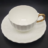 Coalport - White, Ribbed - Duo