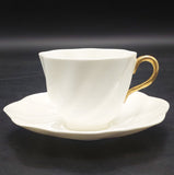 Coalport - White, Swirl - Duo