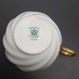 Coalport - White, Swirl - Cup