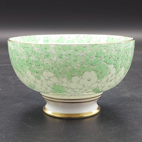 Paragon - Green and White Flowers - Sugar Bowl