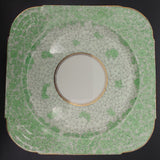 Paragon - Green and White Flowers - Cake Plate