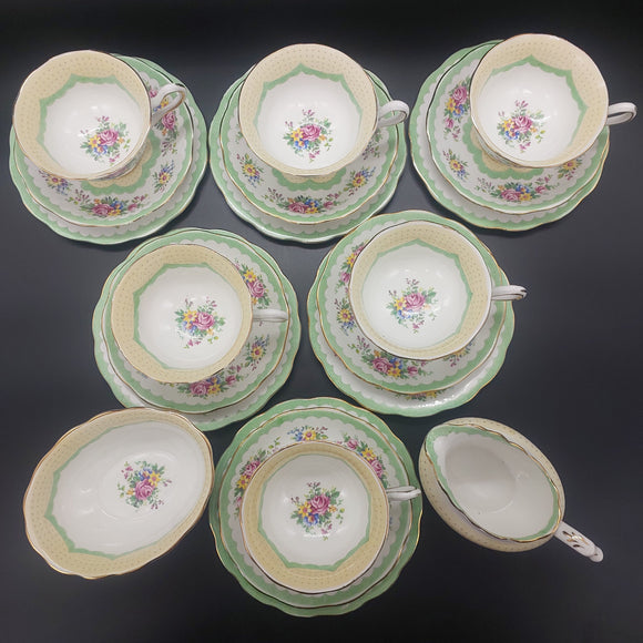 Royal Albert - Prudence, Green - 20-piece Tea Set