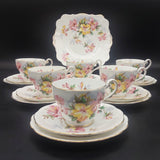 Royal Standard - Azalea - 19-piece Tea Set