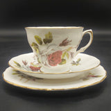 Queen Anne - Silver/Brown Roses, 8220 - Trio