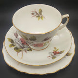 Queen Anne - Silver/Brown Roses, 8220 - Trio