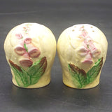 Carlton Ware - Foxglove, Yellow - Salt and Pepper Shakers