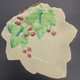 Carlton Ware - Redcurrants on Yellow - Jam/Butter Dish