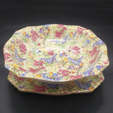Royal Winton - Crocus Chintz - Strainer Serving Bowl and Underplate