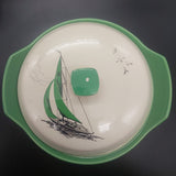 Palissy - Regatta, Green - Lidded Serving Dish