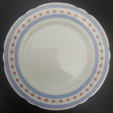 Shelley - Ring of Rosebuds and Blue Bands - Side Plate