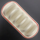 Sadler Kleen Kitchen Ware - Red Rim - 5-slice Toast Rack