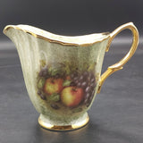 Baron China Staffs - Fruit on Mottled Green - Milk Jug