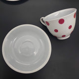 Roslyn - Polka Dots, Maroon - Trio