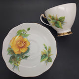 Roslyn - Wheatcroft Roses, No 4 Mme Ch Sauvage - Trio with Coloured Cup Interior