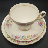 Tuscan - Colourful Roses on Trellis - Trio