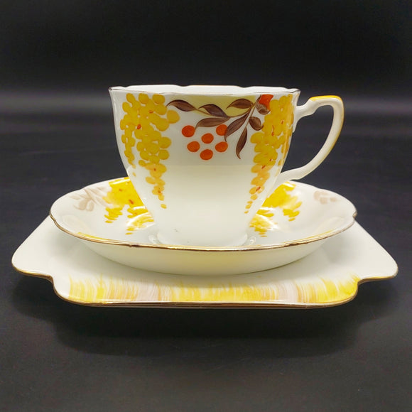 Grafton - Laburnum, Hand-painted - Trio