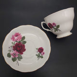 Queen Anne - Pink and Maroon Flowers, 8305 - Trio