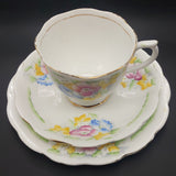 Royal Albert - Blue, Pink and Yellow Flowers - Trio
