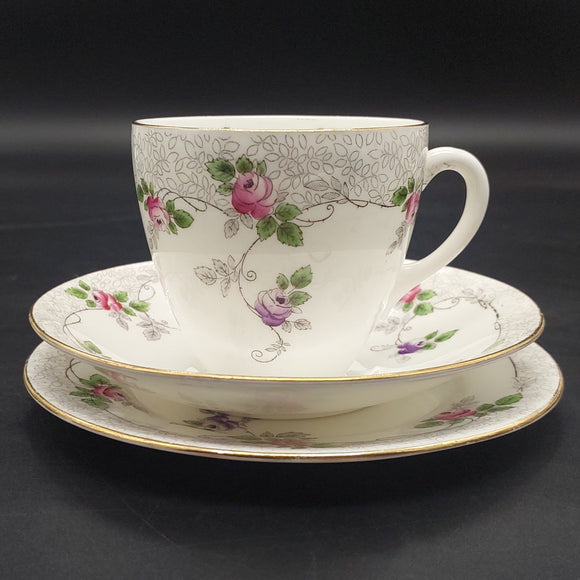 Shelley - Pink and Purple Roses, H10750 - Trio