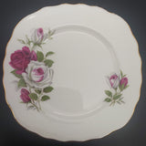 Colclough - White and Maroon Roses, 7923 - Trio