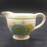 Clarice Cliff - Blue and Yellow Honeydew Flower - Milk Jug