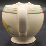 Clarice Cliff - Blue and Yellow Honeydew Flower - Milk Jug