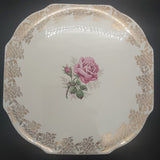 Lord Nelson - Pink Rose - Pavlova/Cake Plate and Server