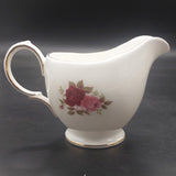 Queen Anne - Maroon and Pink Roses - Milk Jug