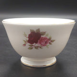 Queen Anne - Maroon and Pink Roses - Sugar Bowl