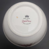 Queen Anne - Maroon and Pink Roses - Sugar Bowl