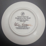 Franklin Porcelain - Songbirds of the World: Eastern Bluebird - Miniature Plate