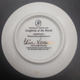 Franklin Porcelain - Songbirds of the World: Redstart - Miniature Plate