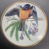 Franklin Porcelain - Songbirds of the World: Blue Hooded Euphonia - Miniature Plate