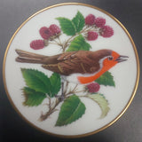 Franklin Porcelain - Songbirds of the World: European Robin - Miniature Plate