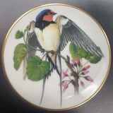 Franklin Porcelain - Songbirds of the World: Barn Swallow - Miniature Plate